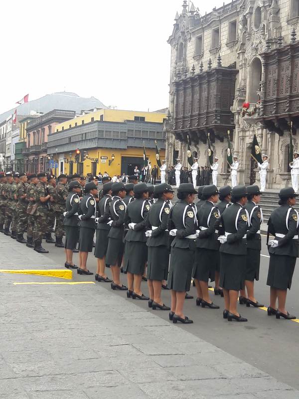 Cathedral in Lima honoring military
