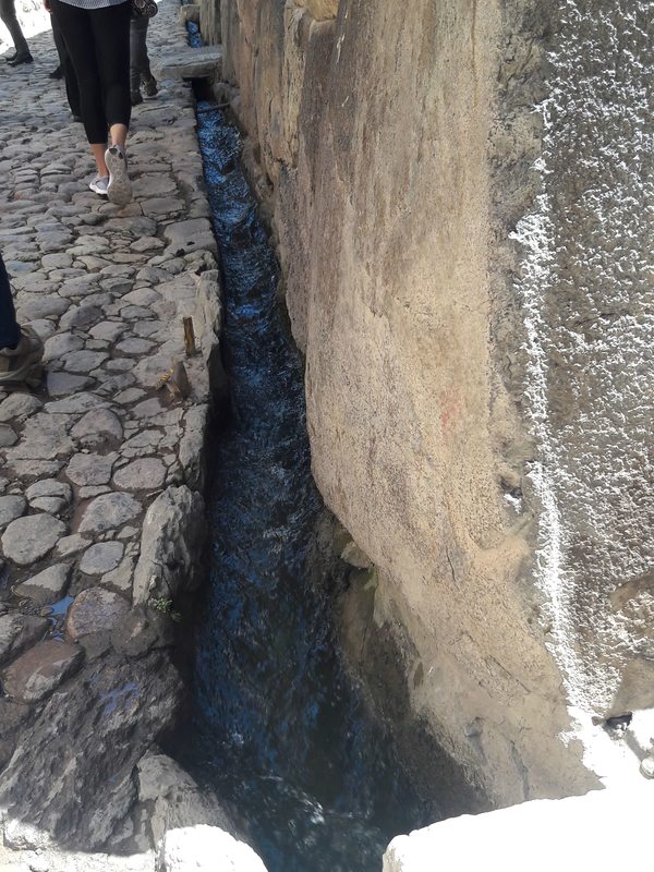 Water from the Andes Mountains in Pisac