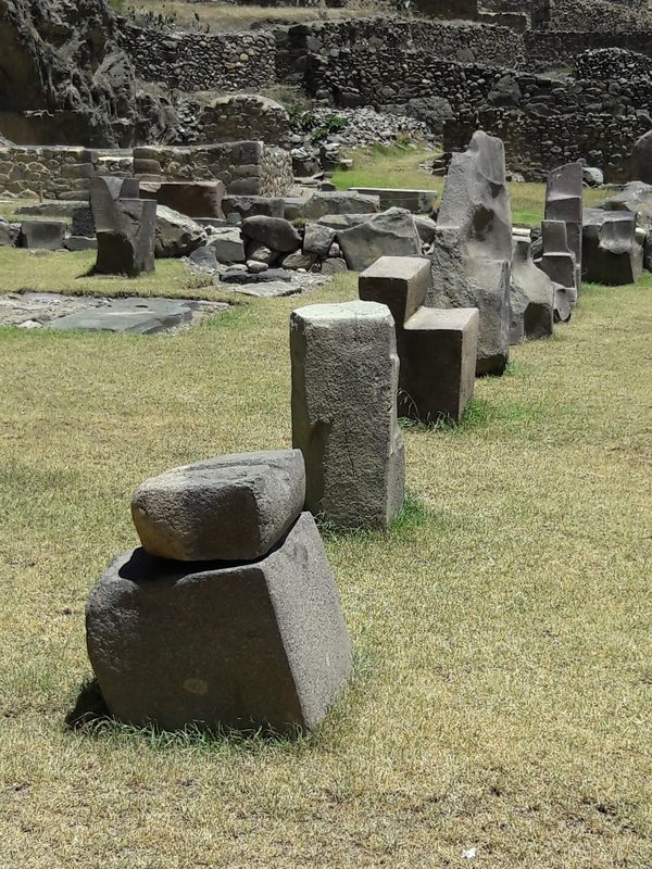 Stones of the Ollantaytambo ruins