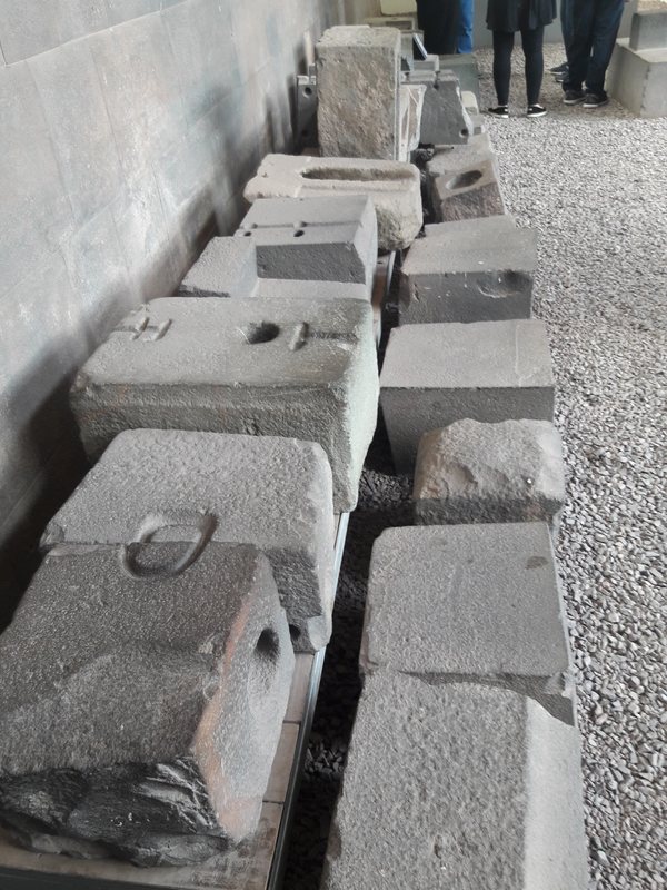 Incan Epoch Stone Pieces used in the construction of walls, water, canals, and ceremonial niches. 